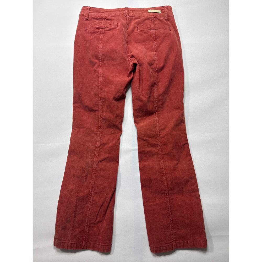 Pilcro & The Letterpress Women's Stet Orange Flare Corduroy Pants - 25 (27x25.5) - Picture 2 of 6